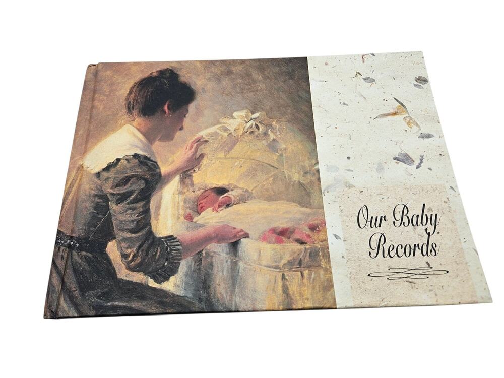 New Montague House Our Baby Records Illustrated Memory Book Album